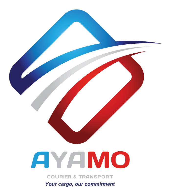 Ayamo logo, courier and transport: your cargo, our commitment